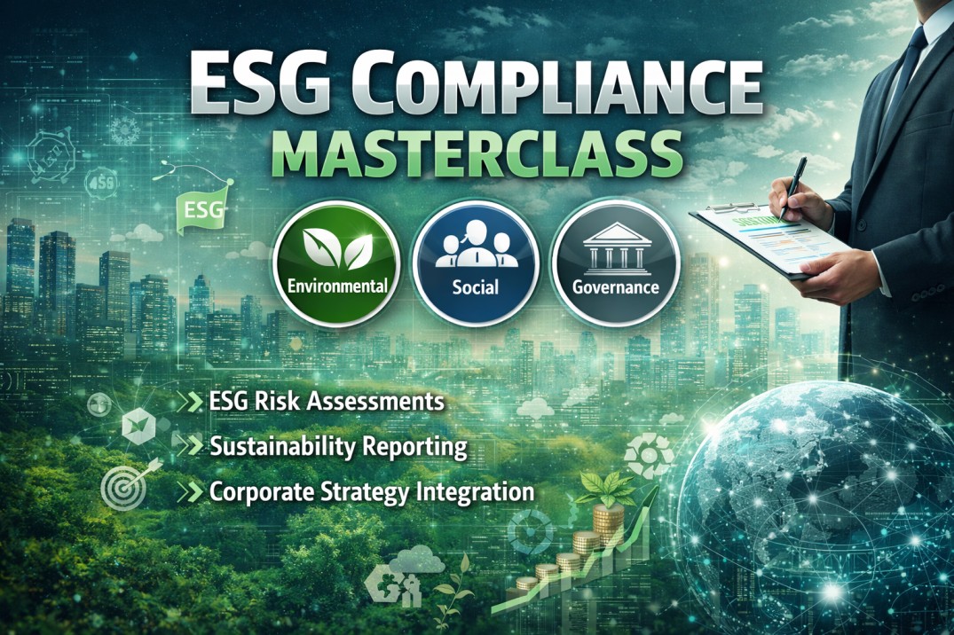 Environmental, Social, and Governance (ESG) Compliance Certification Masterclass