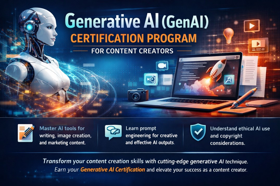 Generative AI (GenAI) Certification Program for Content Creators